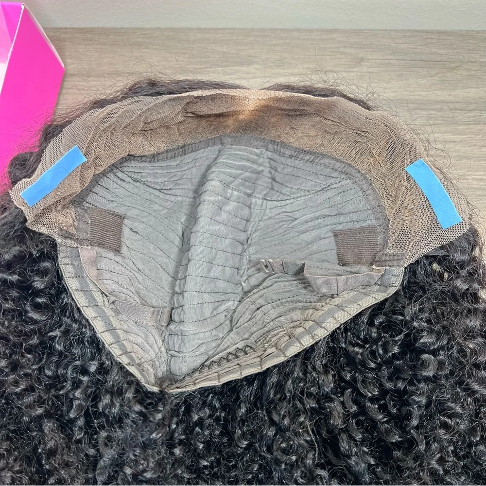 UNICE Bye Bye Knots Kinky Curly Human Hair 20 Inch Wig